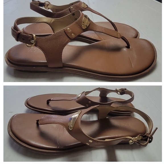 MICHAEL KORS Leather Sandals - Picture 4 of 13